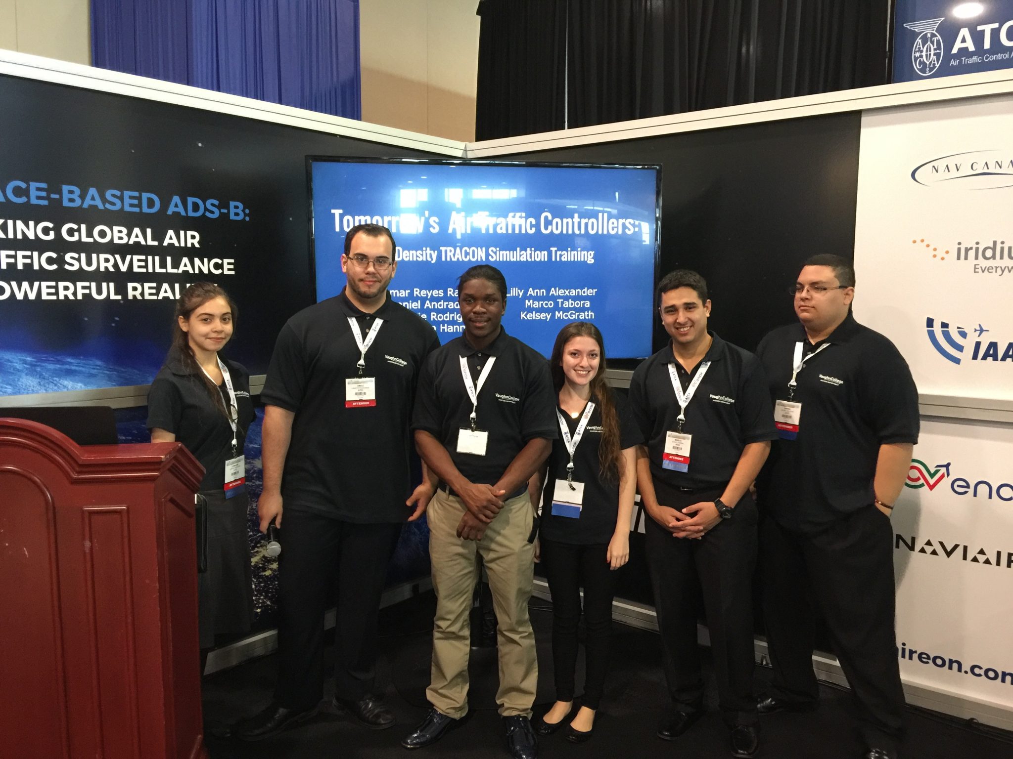 Vaughn Students Attend Air Traffic Control Association Annual Conference
