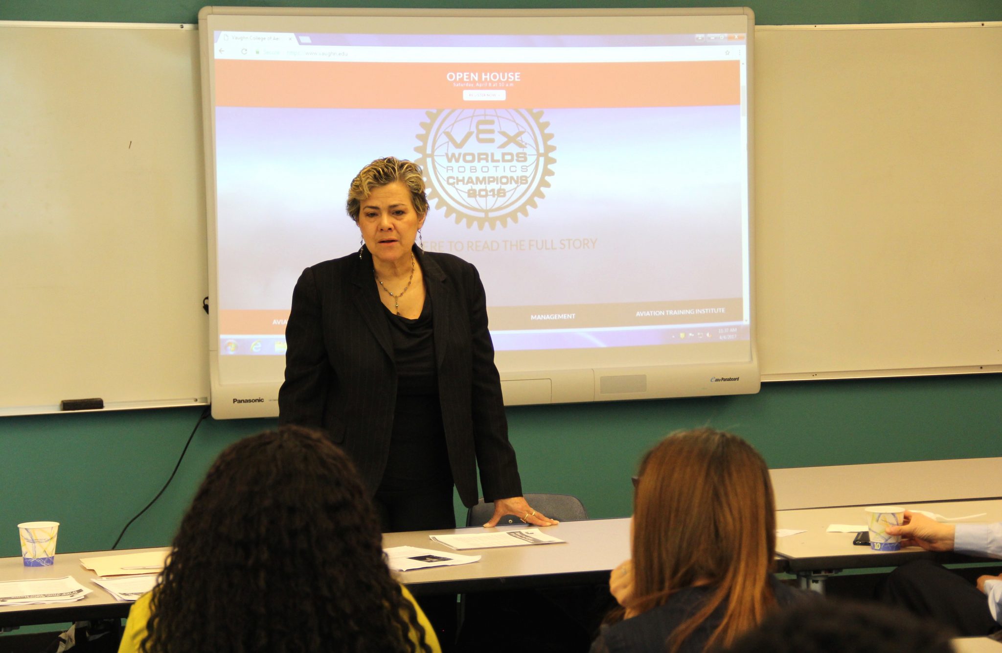 Management Department Guest Speaker Evelyn Tucker Discusses Best Travel Practices for International Students