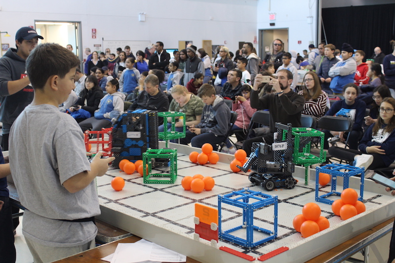 Vaughn Hosts VEX IQ Launching the Series of Robotics Competitions