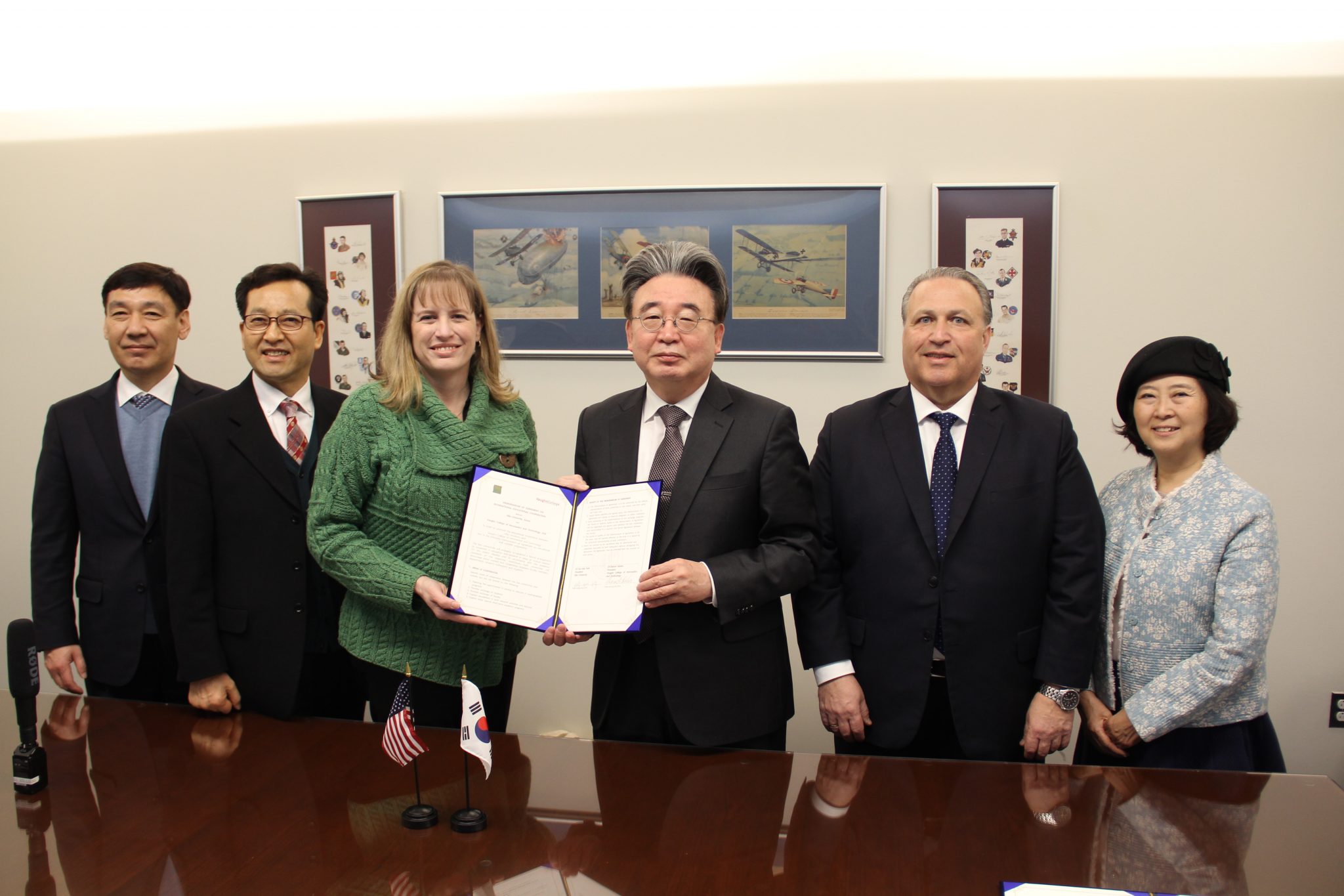 Vaughn College Signs Agreement with South Korean University for More Student Opportunities