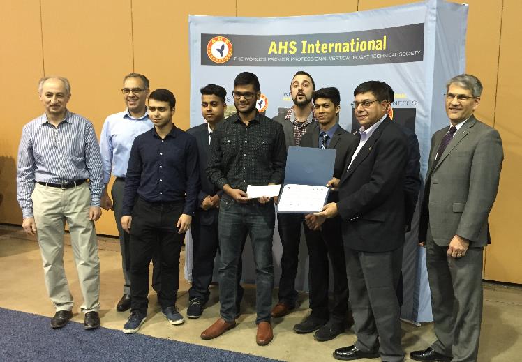 Vaughn’s UAV Team Take First Place in the Sixth Annual Micro Air Vehicle Competition