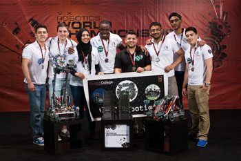 Vaughn Robotics Team is 2014 VEX U World Finalists