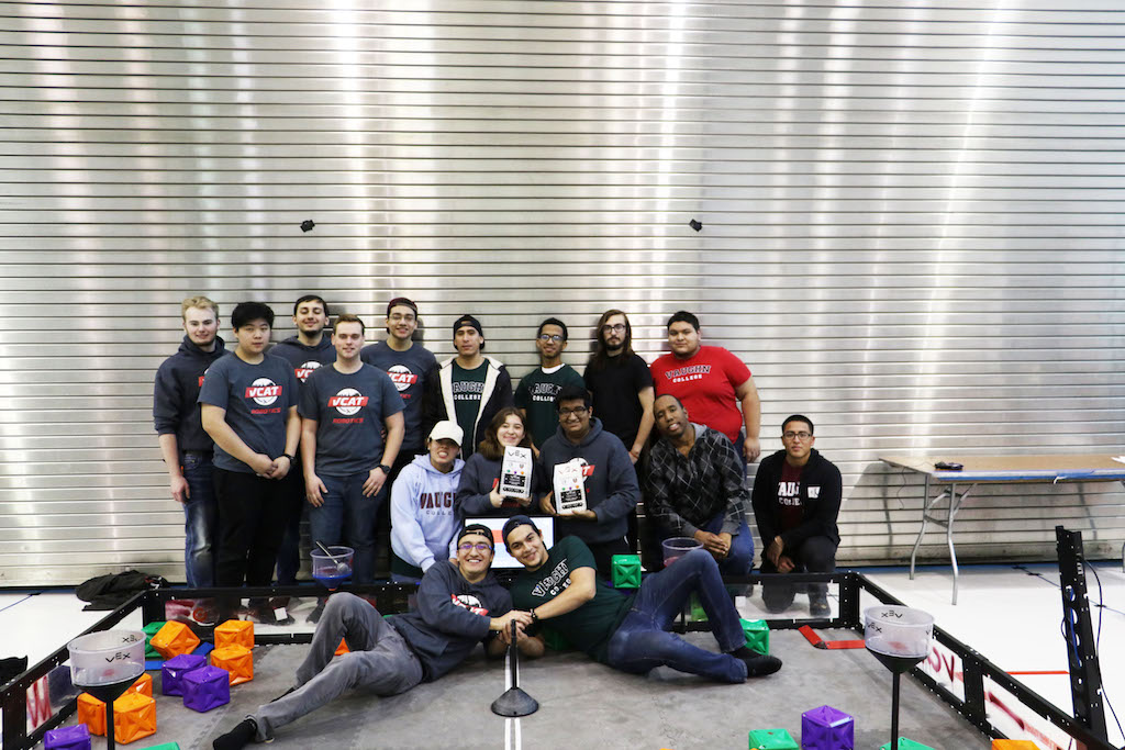 Vaughn’s Robotics Team Wins Excellence Award at VEX U