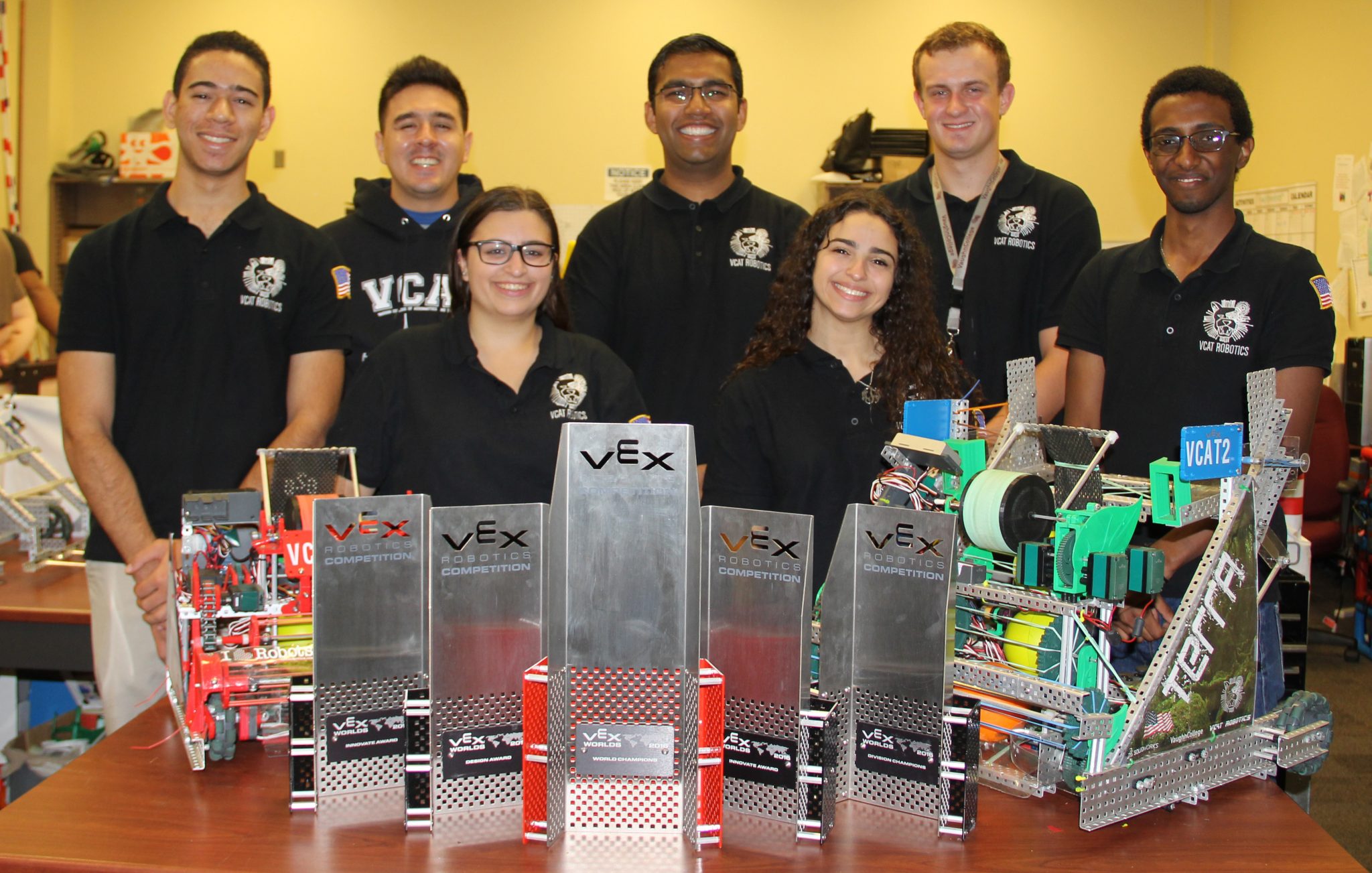 Vaughn College World Champion Robotics Team