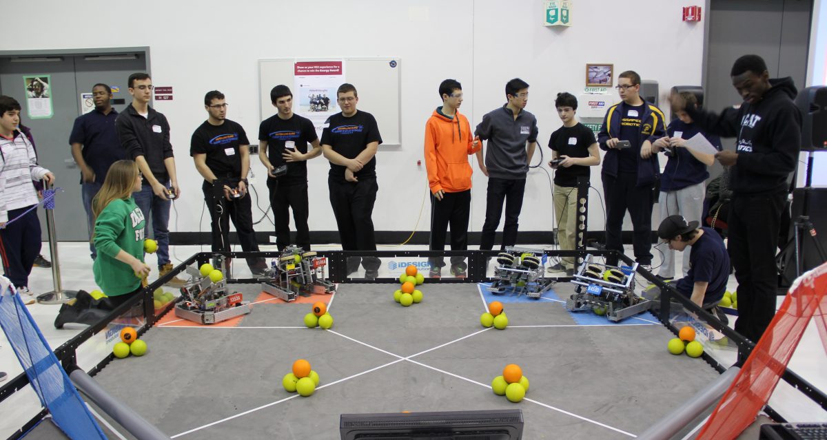 Vaughn College Hosts VEX Robotics High School Qualifier