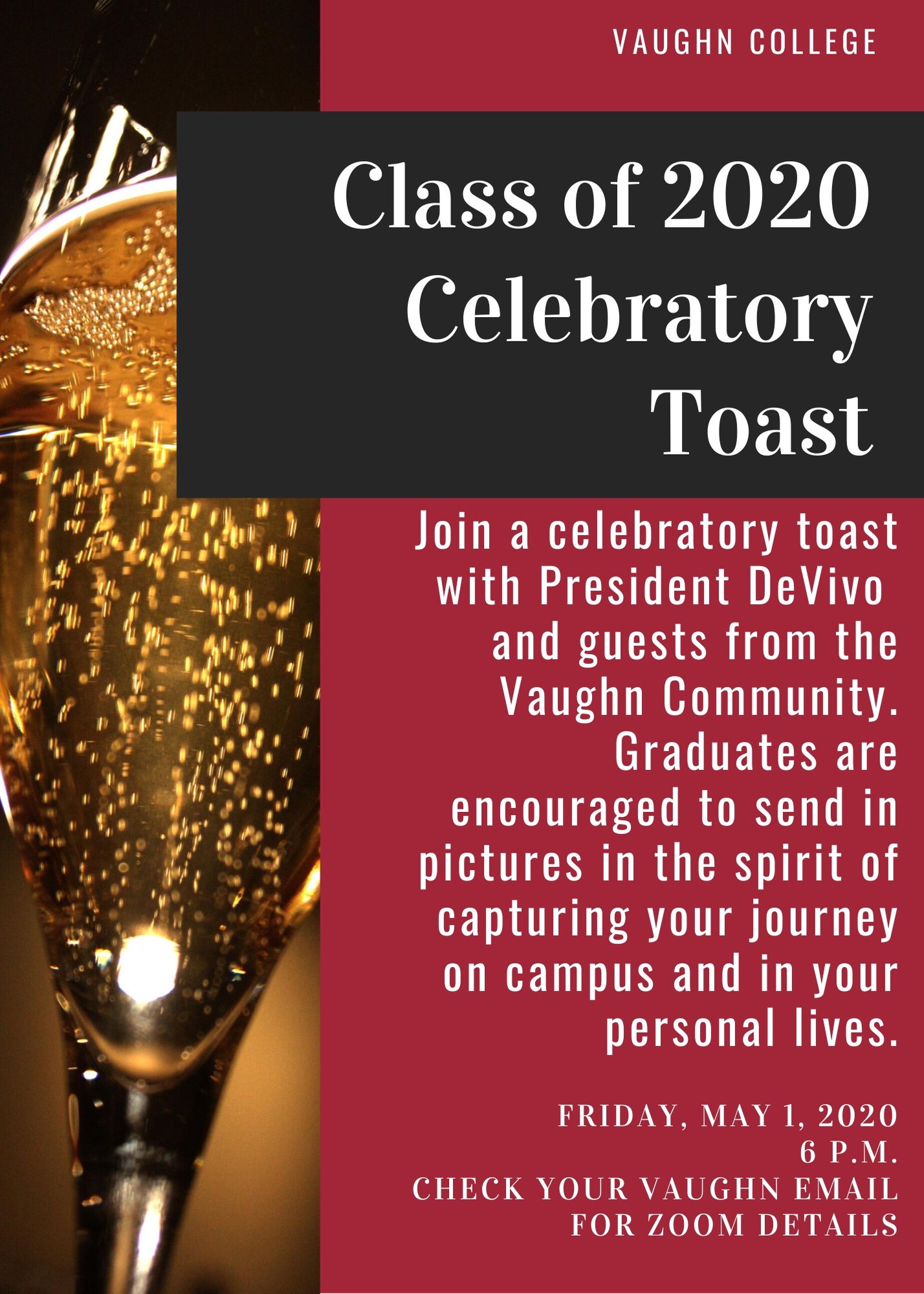 Vaughn Virtually Toasts the Class of 2020