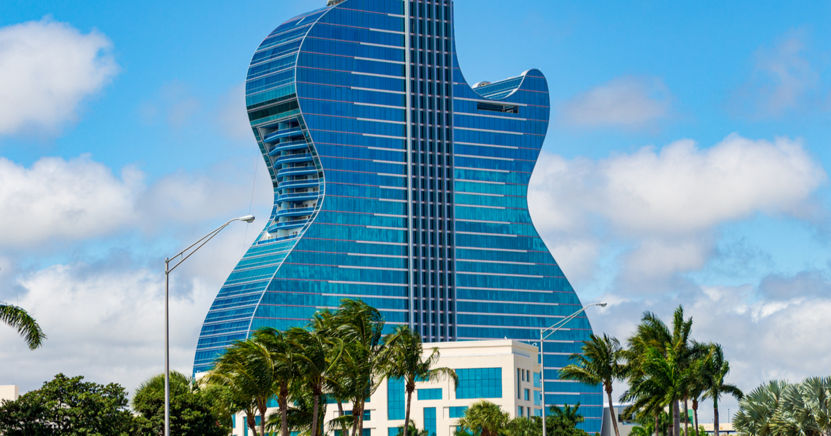 Hard Rock Hotel Guitar, Hollywood, FL