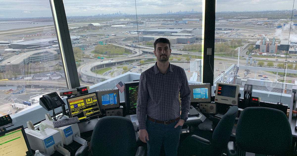 Antonio Florio'19 Air Traffic Control graduate
