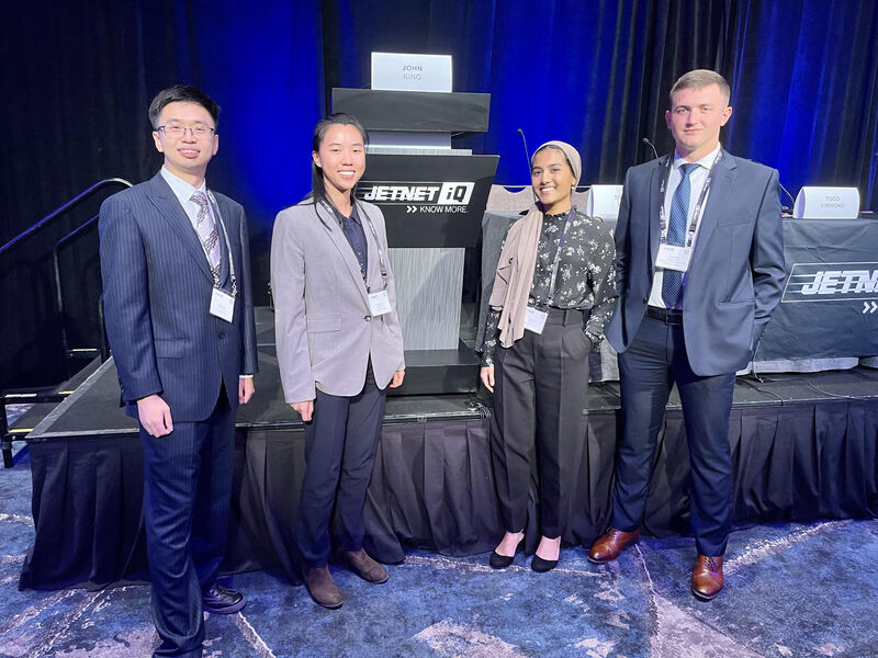 Vaughn Students Attend JETNET IQ Global Business Aviation Summit