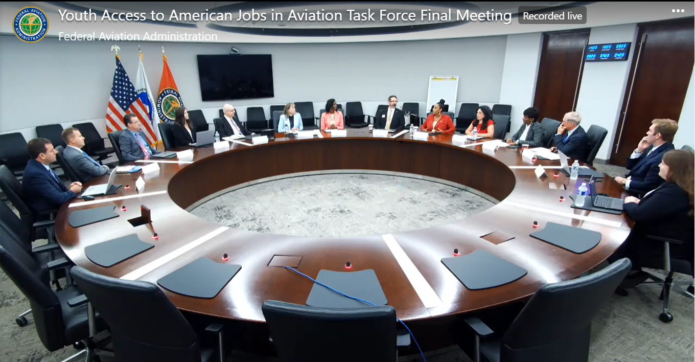 The Youth Access to Aviation Jobs in America Task Force Highlights Actionable Plan to Bring Underrepresented Groups to the Industry