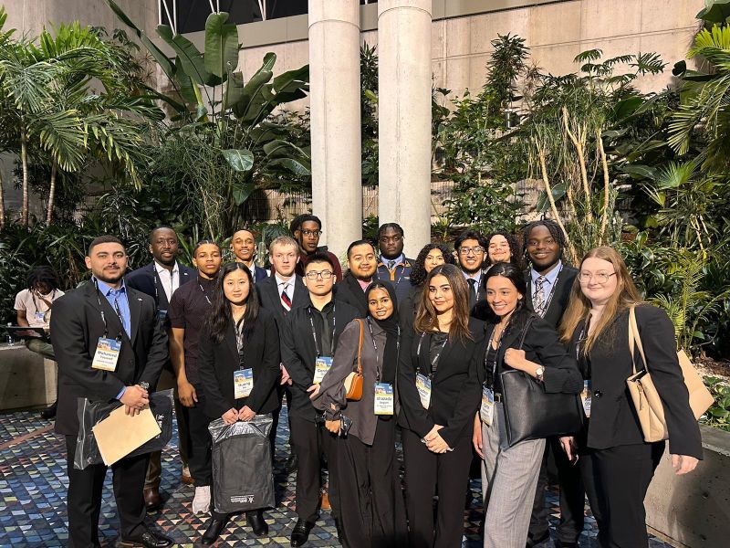 Vaughn Students Attend 50th National Society of Black Engineers Convention